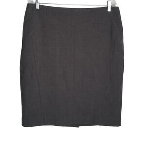 Worthington Women's Seamed Pencil Skirt, Gray, Size 14